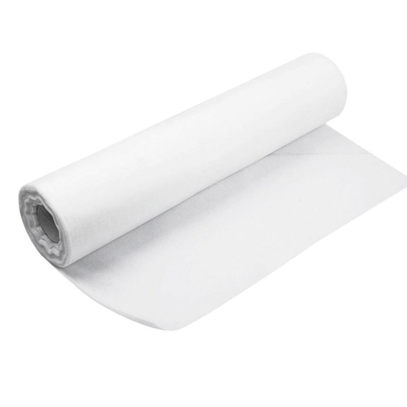 Kertakäyttöinen kuitukangasalusta – Med-Fiz – valkoinen – 60 cm × 40 m