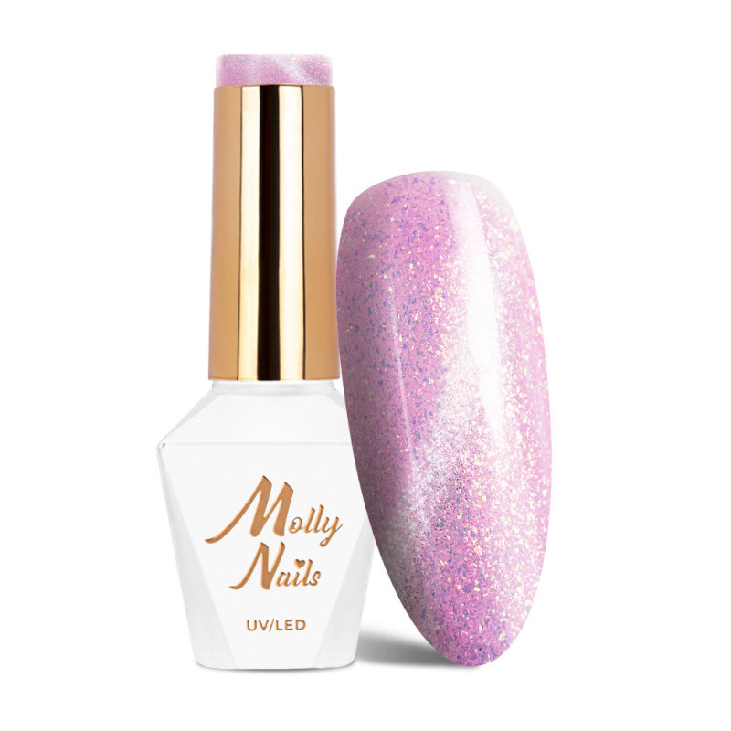 Gel polish MollyNails Cat Eye Pastel HEMA/Di-HEMA Free, Nr 182 - 8g
