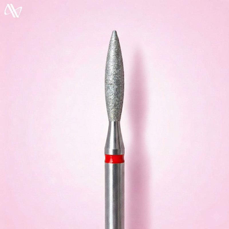 Teemantotsik "Leek" – Avelia – punane (super pehme) – 2.0*9.0 mm