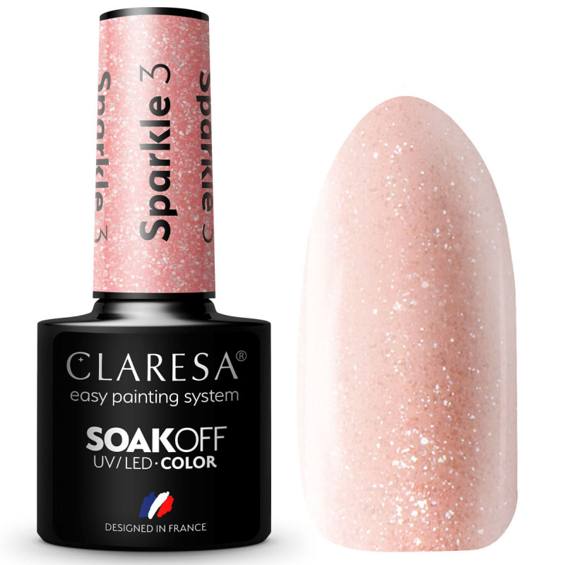 Geellakk - Claresa - Sparkle № 3, 5 ml