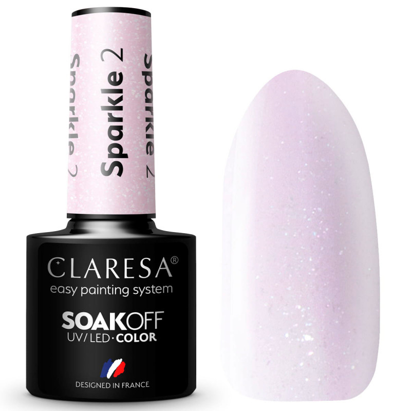 Geellakk - Claresa Sparkle № 2, 5 ml