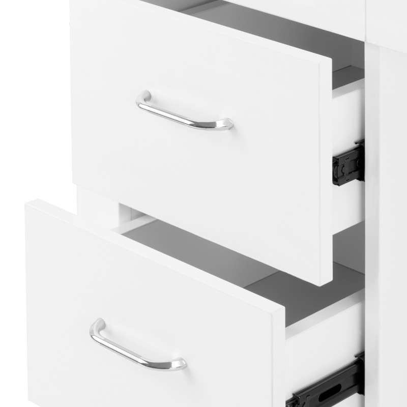 Cosmetic desk 324 with cassette dust absorber white