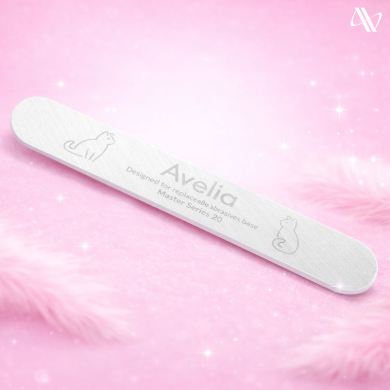 Kleebitava küüneviili alus – metall – Avelia Master Series 20 – sirge