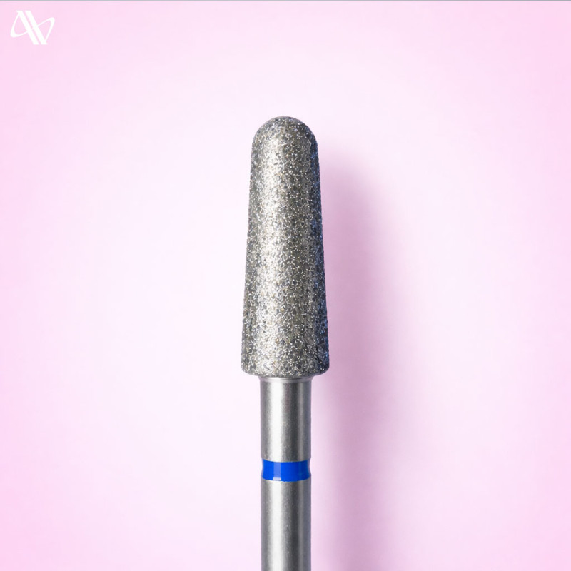 Diamond Nail Drill Bit “Cylinder” – Avelia – Blue (Fine) – 4.0*12 mm