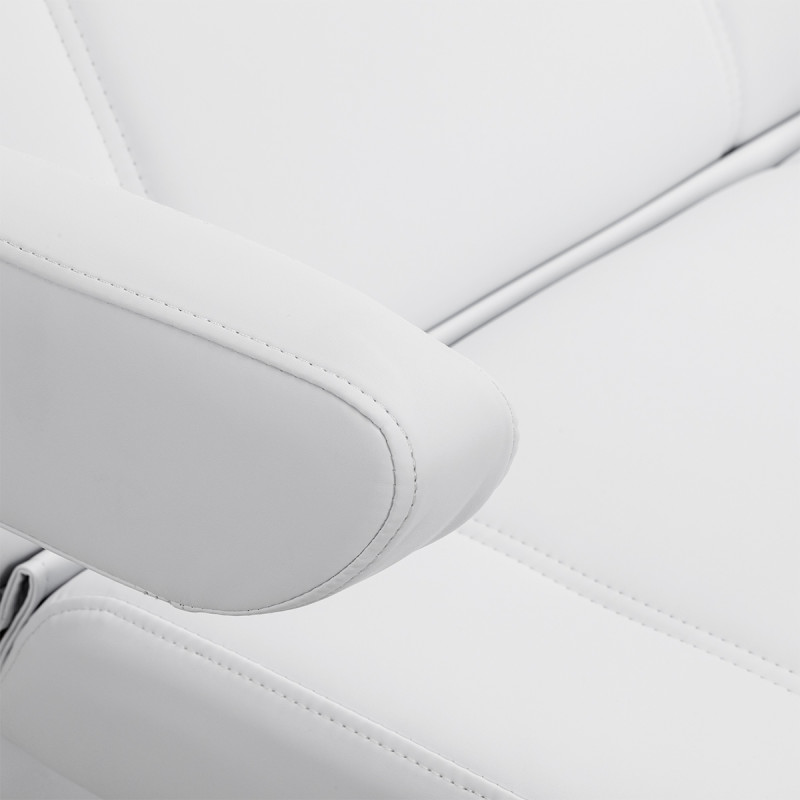 Cosmetic chair Azzurro Lux 3m white with heating