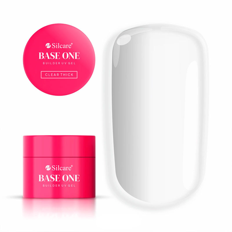 Base One Gel UV Clear Thick, Silcare - 50 g