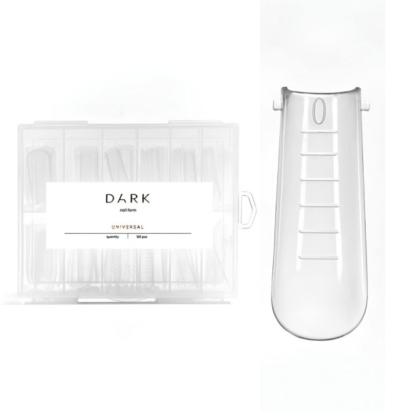 Верхние формы для наращивания ногтей DARK Universal, 120 шт