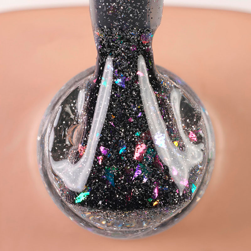 Pealislakk glitteriga ja UV-filtriga Dark – Night Star (reflective), 10 ml