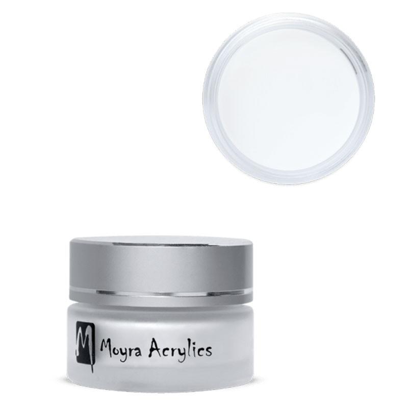 Acrylic Nail Powder – Moyra Porcelain Powder Clear – 28 g