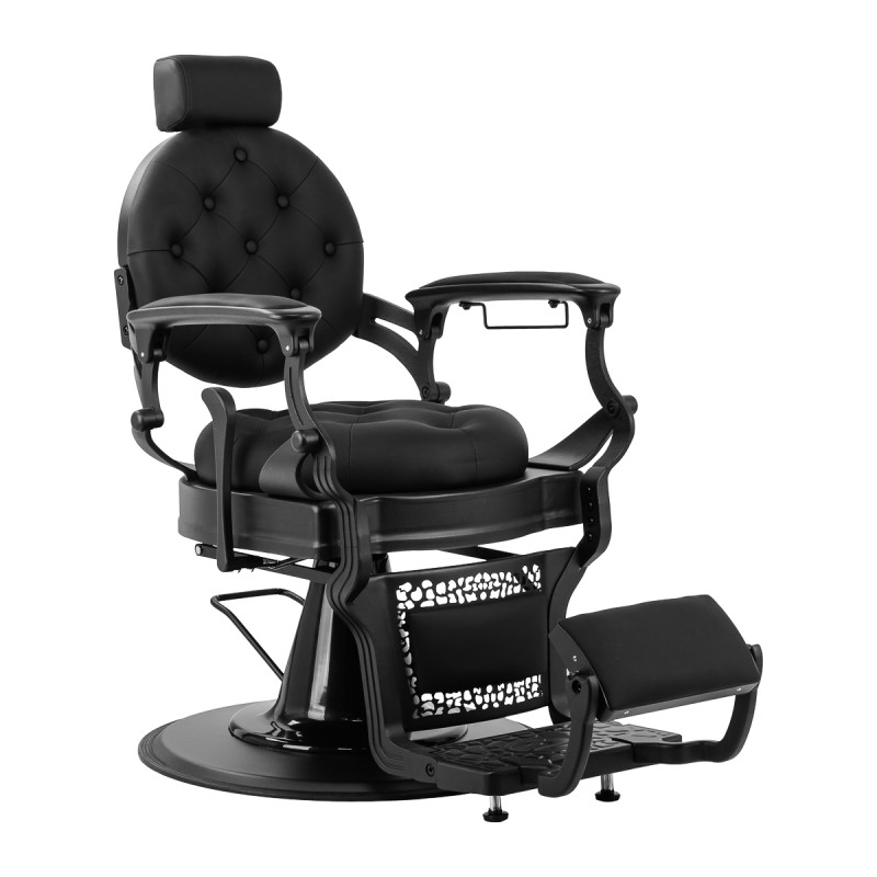Barber chair Gabbiano Niccolo Black