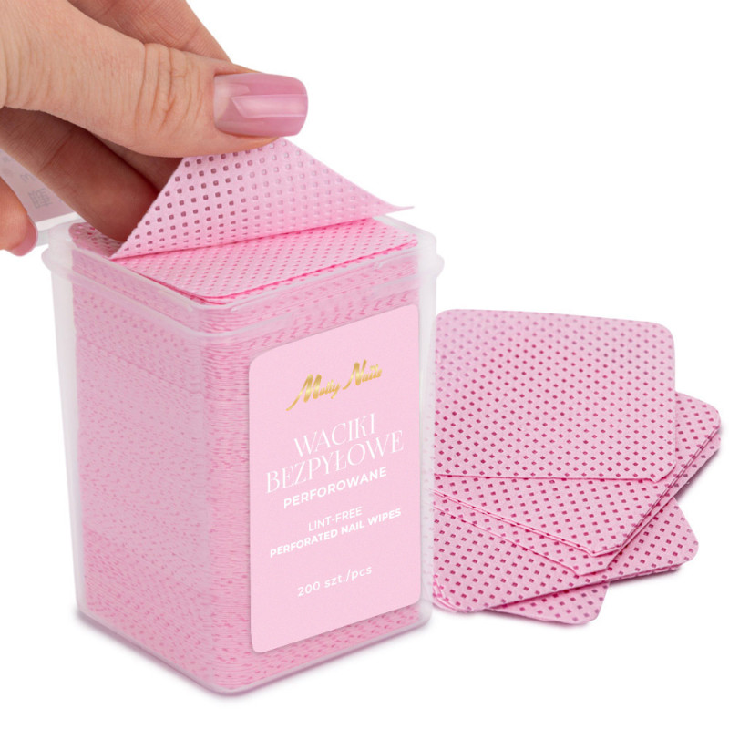 Nukattomat Kynsipyyhkeet – Molly Nails, 5×5 cm, 200 kpl