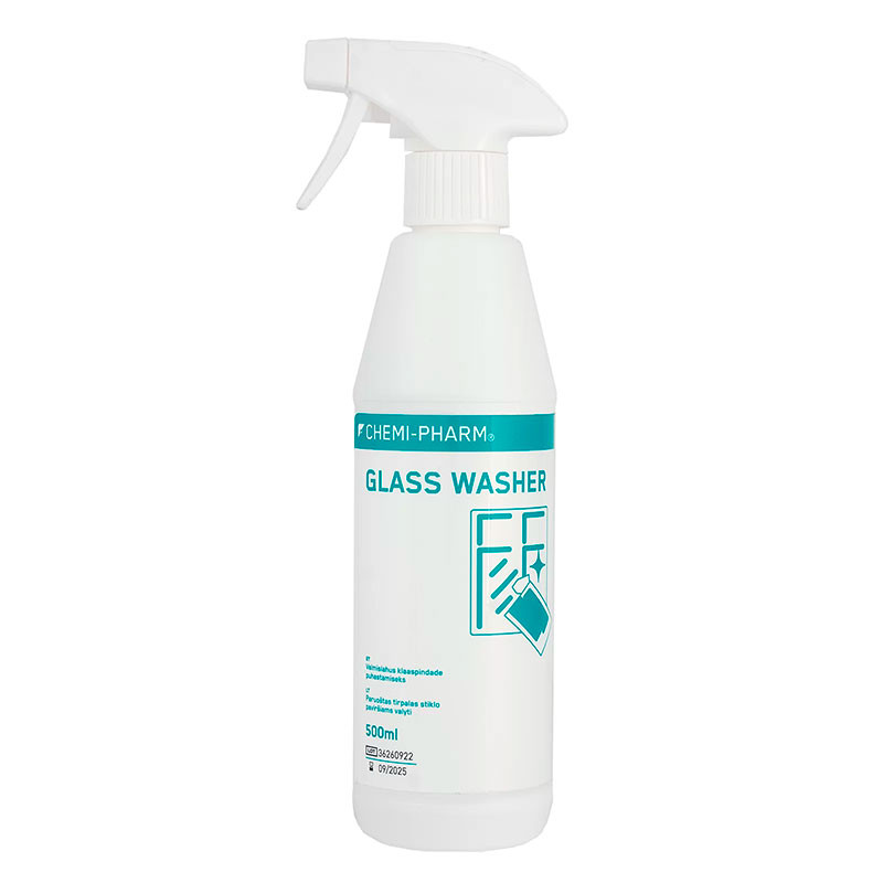Glass Cleaner Chemi-Pharm – GLASS WASHER with Spray, 500 ml