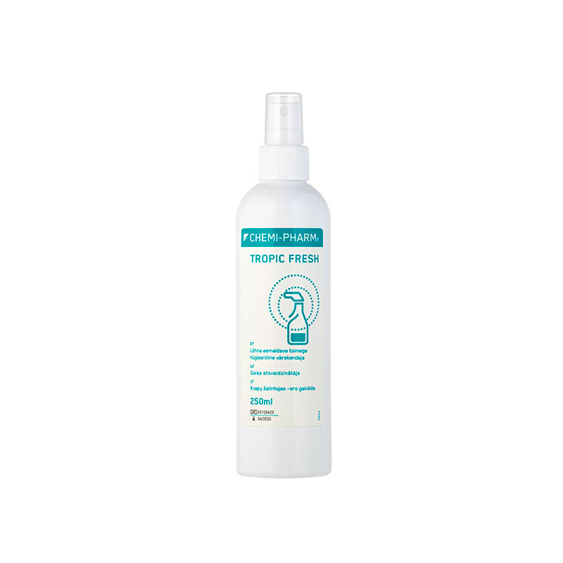 Гигиенический освежитель воздуха и обуви Chemi-Pharm – Tropic Fresh, 250 мл