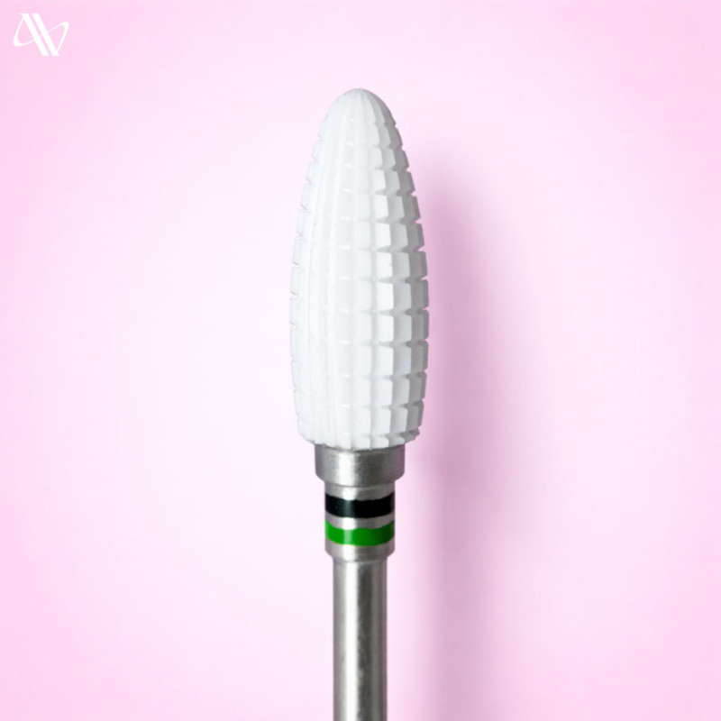 Keraamiline otsik “Corn” – Avelia – must-roheline, Ø6 mm / 14.5 mm