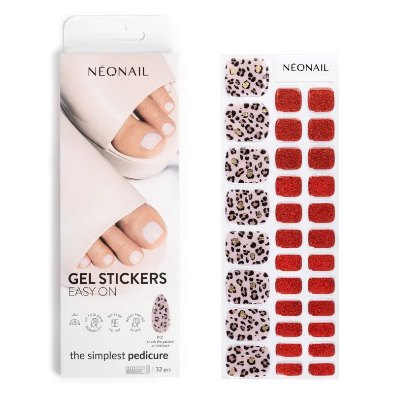 Geelilakan tarra jalkahoitoon – NeoNail Easy On P01