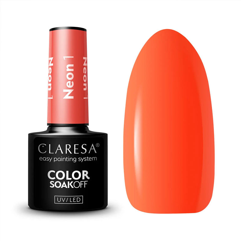 Geelilakka Claresa Neon – No. 1, 5 ml