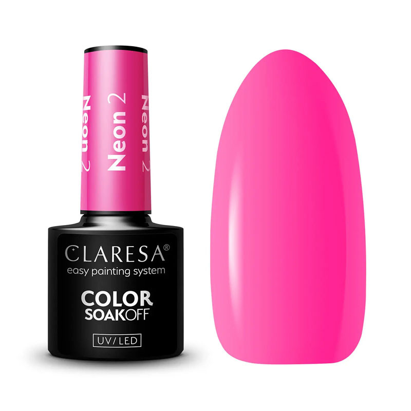 Gel Polish Claresa Neon – No. 2, 5 ml