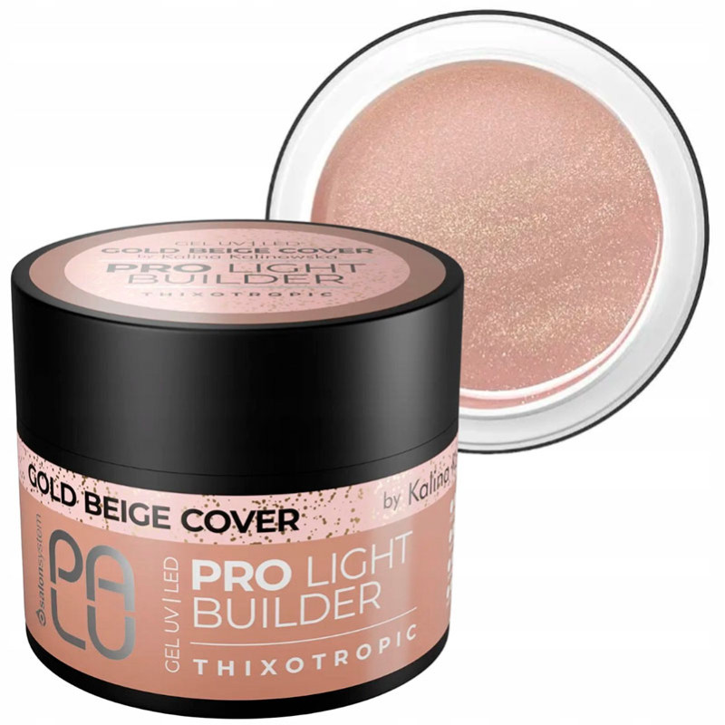 Palu Pro Light Builder Gel – Gold Beige Cover, 45 g