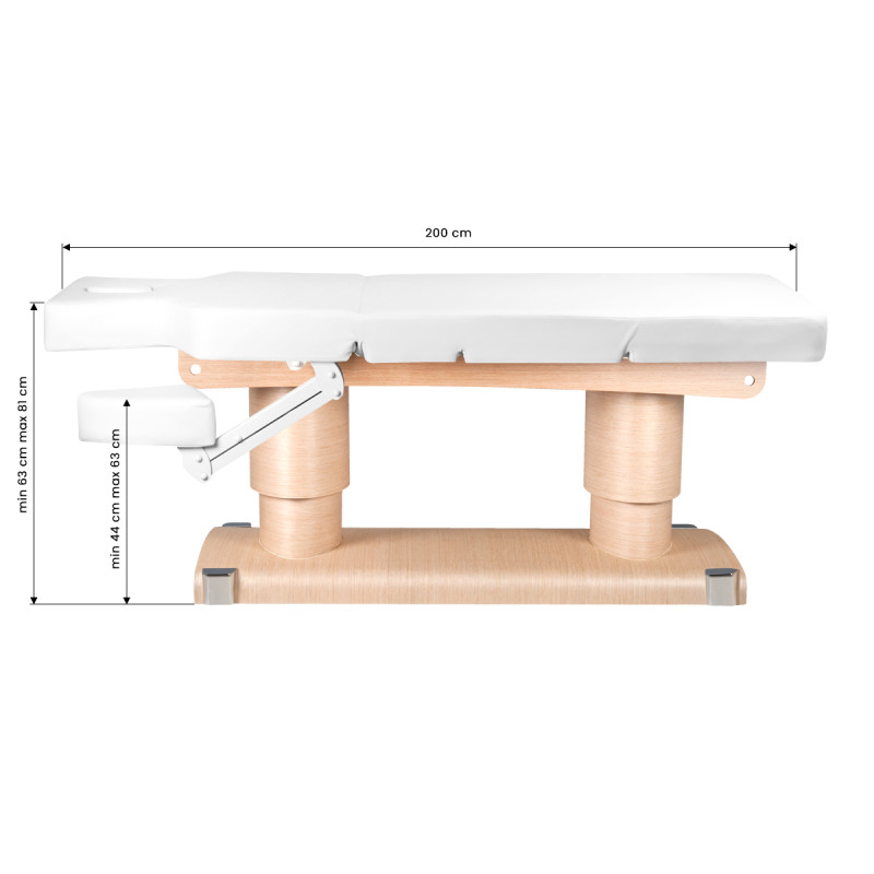Spa cosmetic bed azzurro 838 4 strong. heated