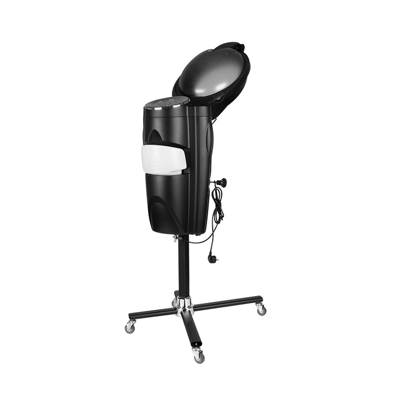 Gabbiano black standing hairdressing sauna with active ozone