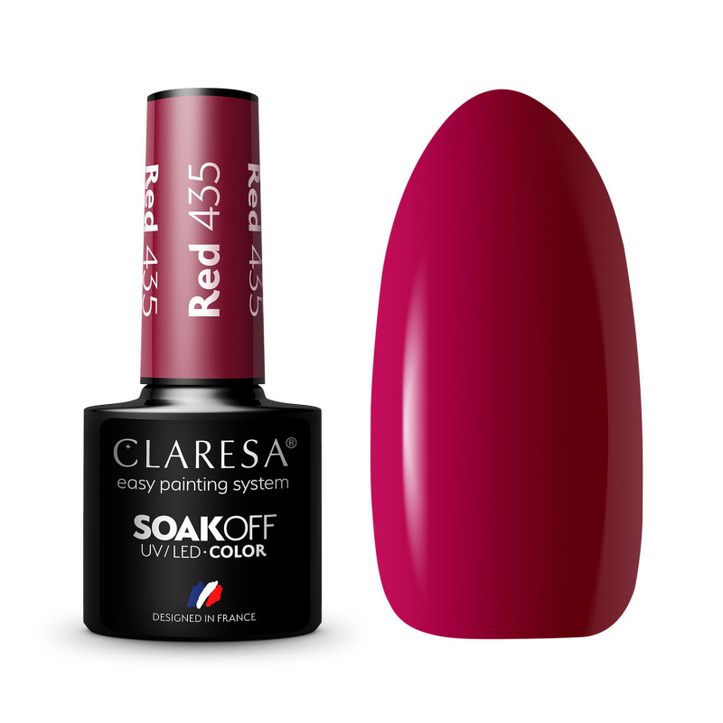 Geellakk - Claresa - RED № 435, 5 ml