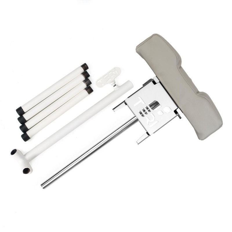 Pedicure Foot Rest Stand with Grey Pillow for Teri Dust Collectors