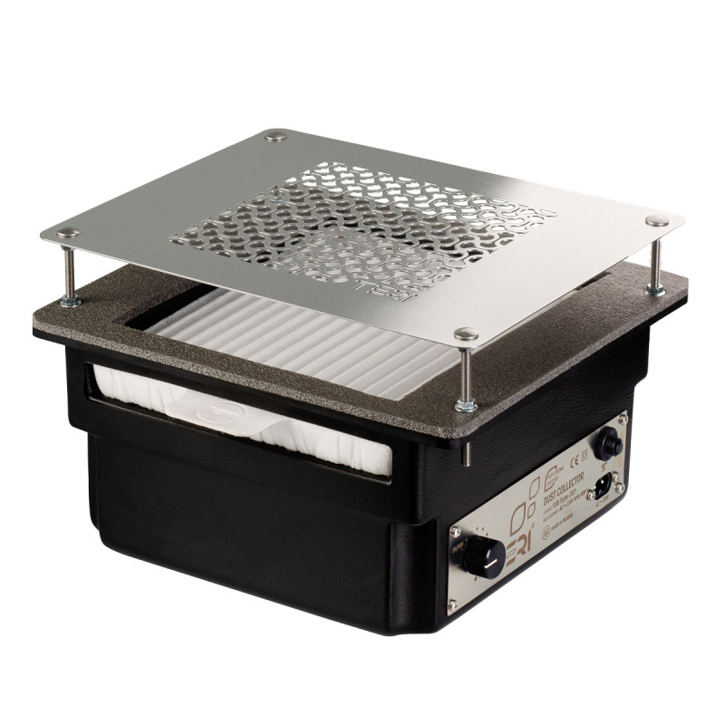 Tolmukoguja – lauasisene Teri Turbo Black (Silver Mesh)