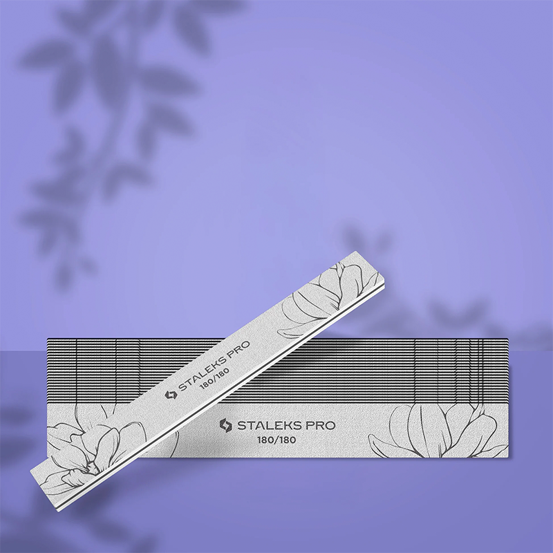 Прямая минеральная пилка – Staleks EXPERT, 20 180/180 grit, 25 шт
