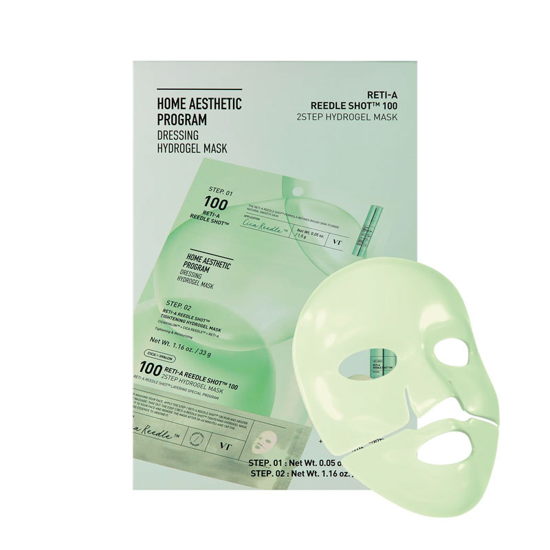 Hydrogel Mask Reti-A Reedle Shot 100 2 Step VT Cosmetics