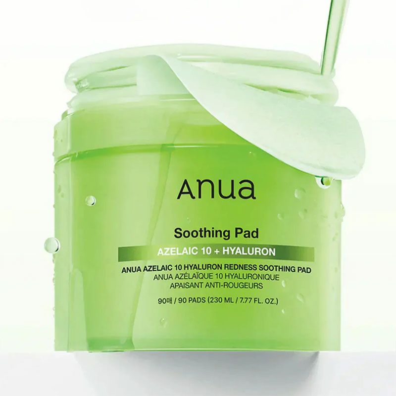 Hyaluron Redness Soothing Pad Azelaic 10 Anua, 90 tk (230 ml)