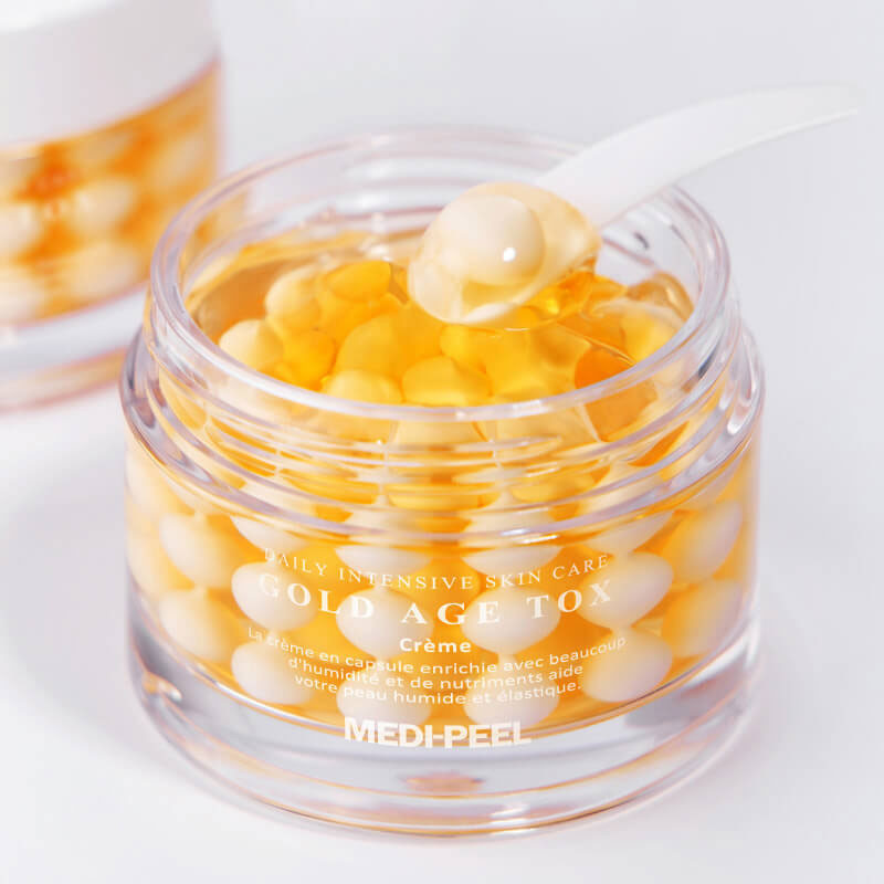 Антивозрастной капсульный крем с экстрактом золотого шелкопряда Medi-Peel Gold Age Tox Cream, 50 g