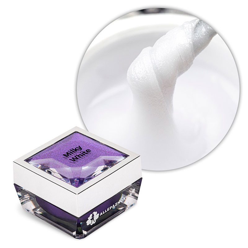 Builder acrylgel Allepaznokcie HEMA/Di-HEMA Free Milky White 15 g