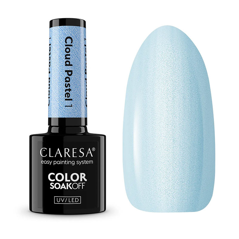 Värillinen geelilakka – Claresa – Cloud Pastel 1 – 5 g