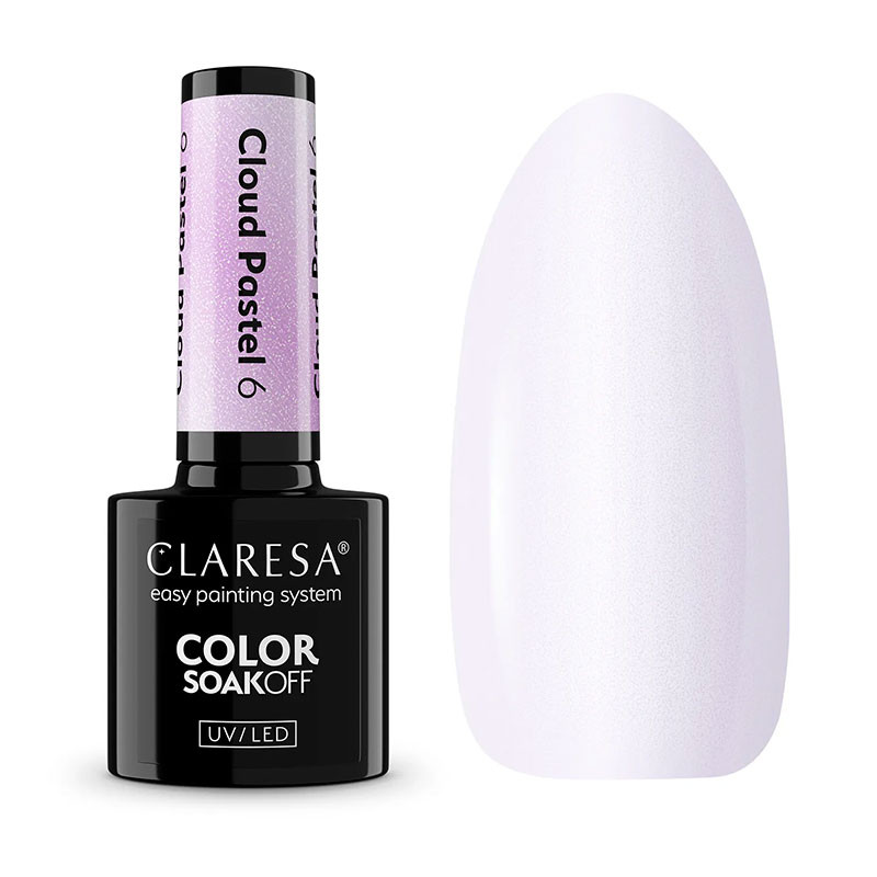 Värillinen geelilakka – Claresa – Cloud Pastel 6 – 5 g