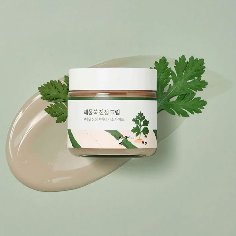 Mugwort Calming Cream Round Lab, 80 ml