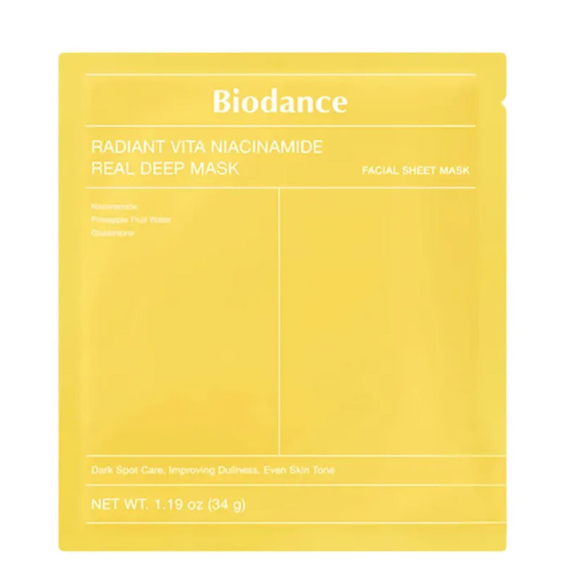 Radiant Vita Niacinamide Real Deep Mask Biodance, 1 pcs