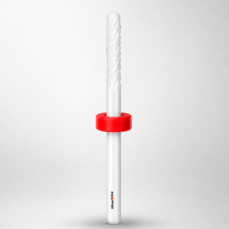 Keraamiline otsik – Small Barrel Ball F 3/32", punane