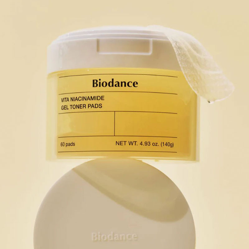 Vita Niacinamide Toner Pads Biodance – 140g, 60 pcs
