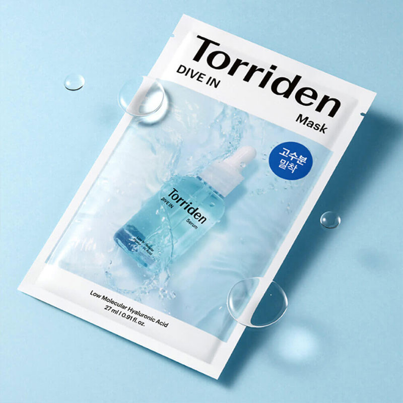 Тканевая маска для глубокого увлажнения Dive-in Low Molecular Hyaluronic Acid Mask Pack, Torriden - 1 pcs
