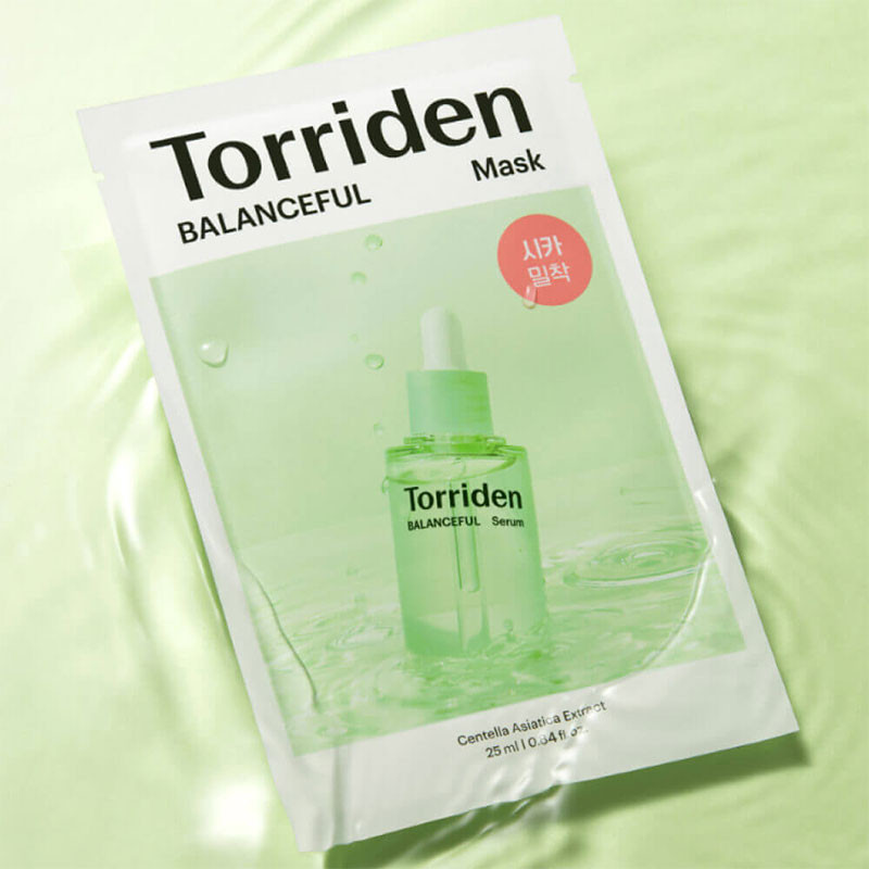 Липосомальная тканевая маска с CICA-комплексом Balanceful Cica Mask Torriden, 1 pcs