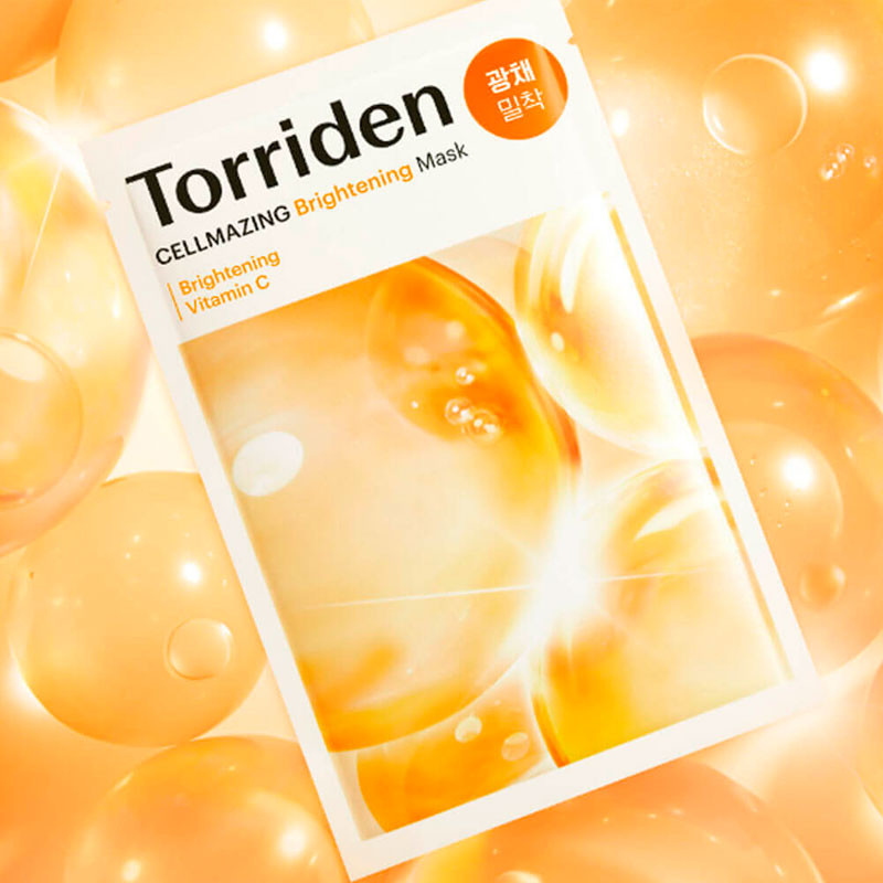 Helendav näomask Cellmazing Brightening Mask Torriden – 1 pcs
