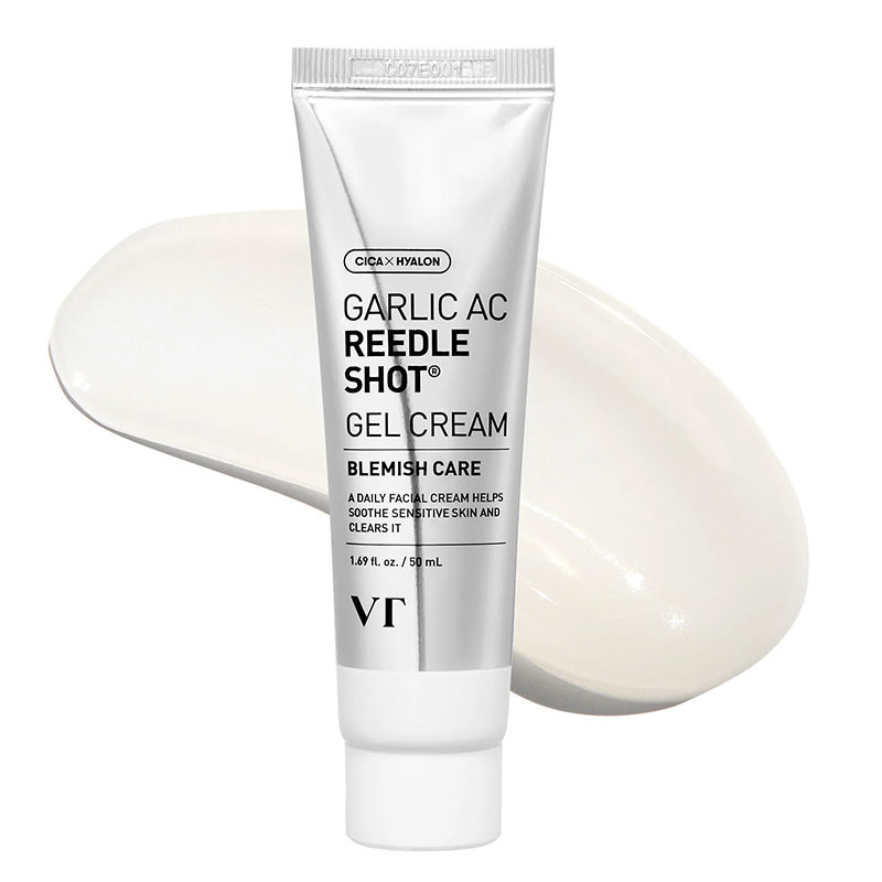 Geel-kreem näole spiikulitega Garlic AC Reedle Shot Gel Cream VT Cosmetics, 50ml