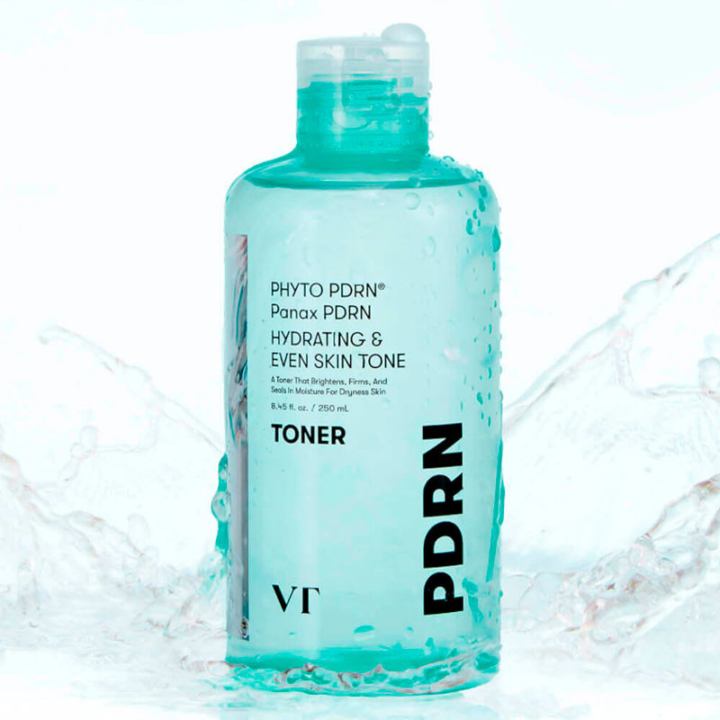 Niisutav ja taastav näotoonik PDRN-iga Toner VT Cosmetics – 250ml