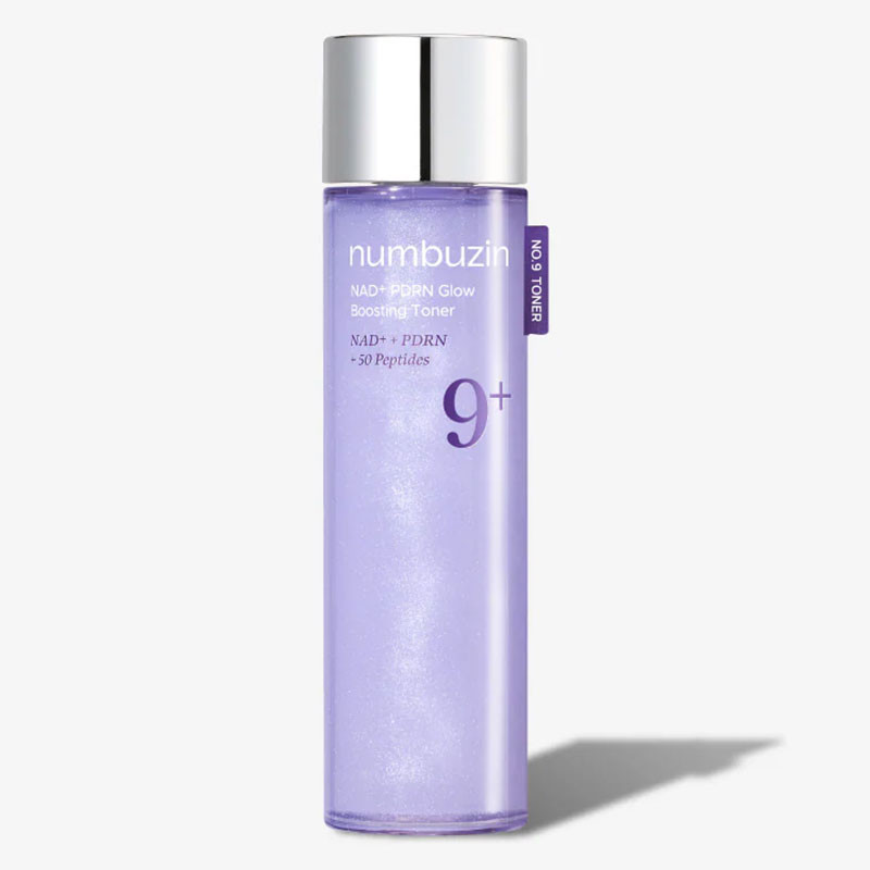 Peptiididega toonik NAD⁺ ja PDRN-iga särava ja elastse naha jaoks — Glow Boosting Toner No.9+ NAD+ PDRN Numbuzin – 150ml