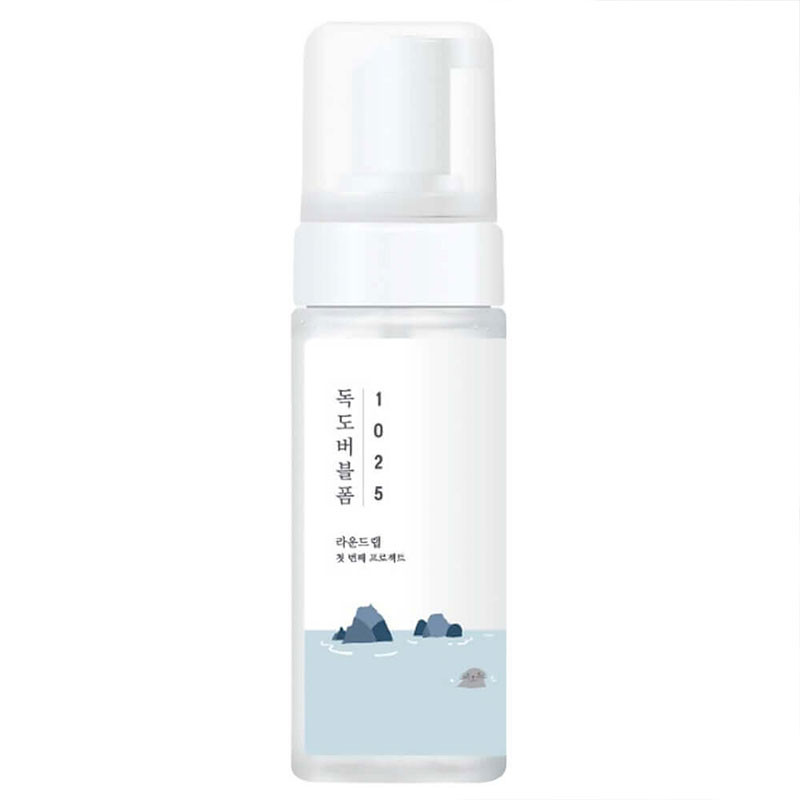 Очищающая пузырьковая пенка с морской водой 1025 Dokdo Bubble Foam Round Lab – 150ml