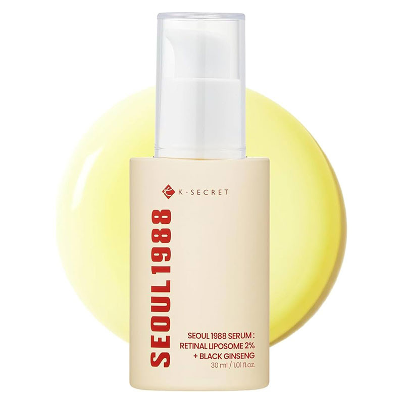 Vananemisvastane seerum: Retinal Liposome 2% + Black Ginseng K-SECRET – SEOUL 1988, 30ml