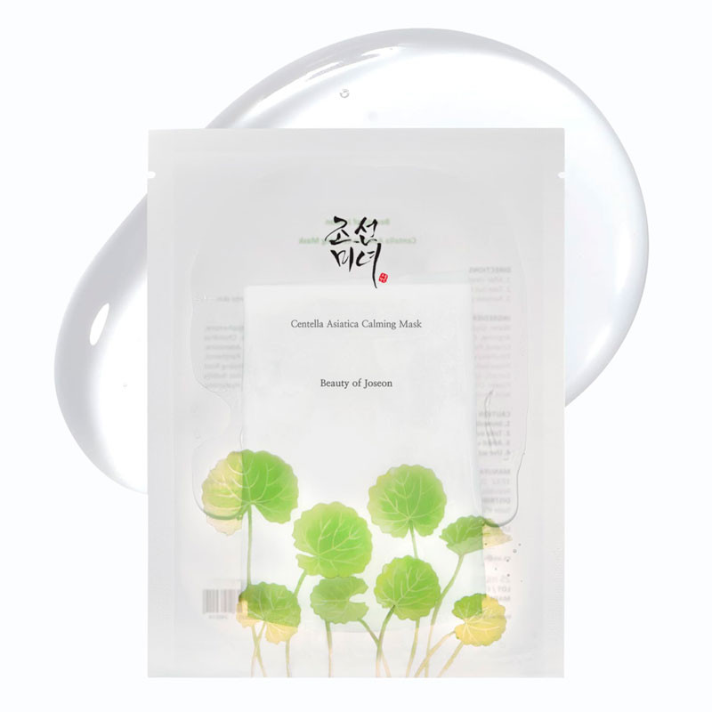Успокаивающая тканевая маска с 15% центеллы Centella Asiatica Calming Mask Beauty of Joseon, 25 ml