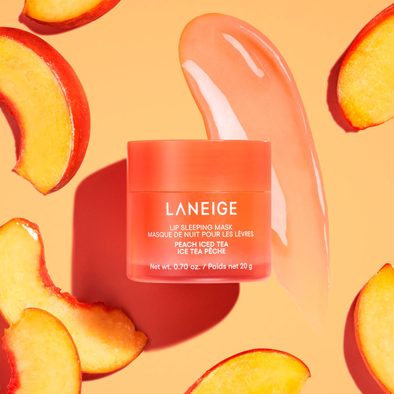 Питательная ночная маска для губ Peach Iced Tea Lip Sleeping Mask Laneige, 20g