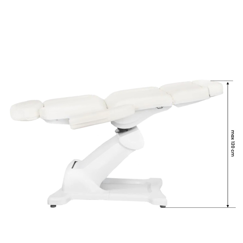Electric cosmetic chair azzurro 869a rotary 4 engine white