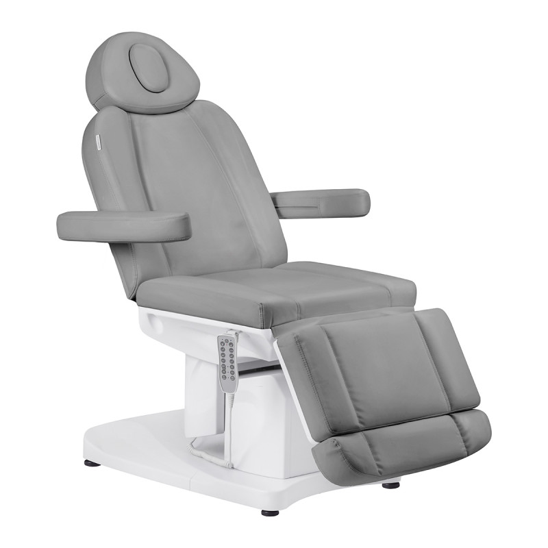 Electric cosmetic chair Azzurro 708a 4 motors gray Heated